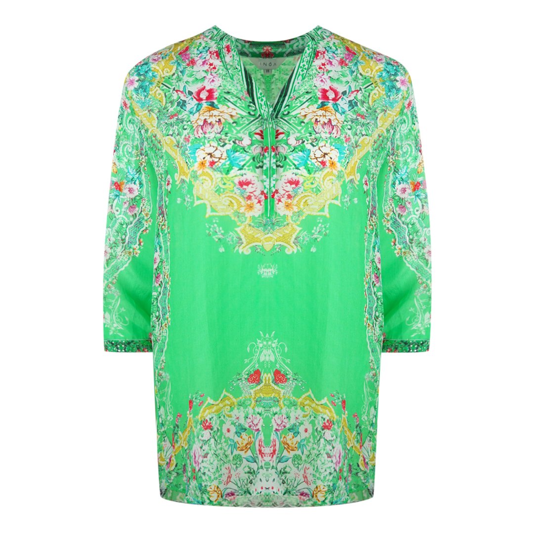 Inoa Tivoli Gardenia 12009 Multicoloured Boho Top Tivoli Gardenia 12009 Boho Top main image 1