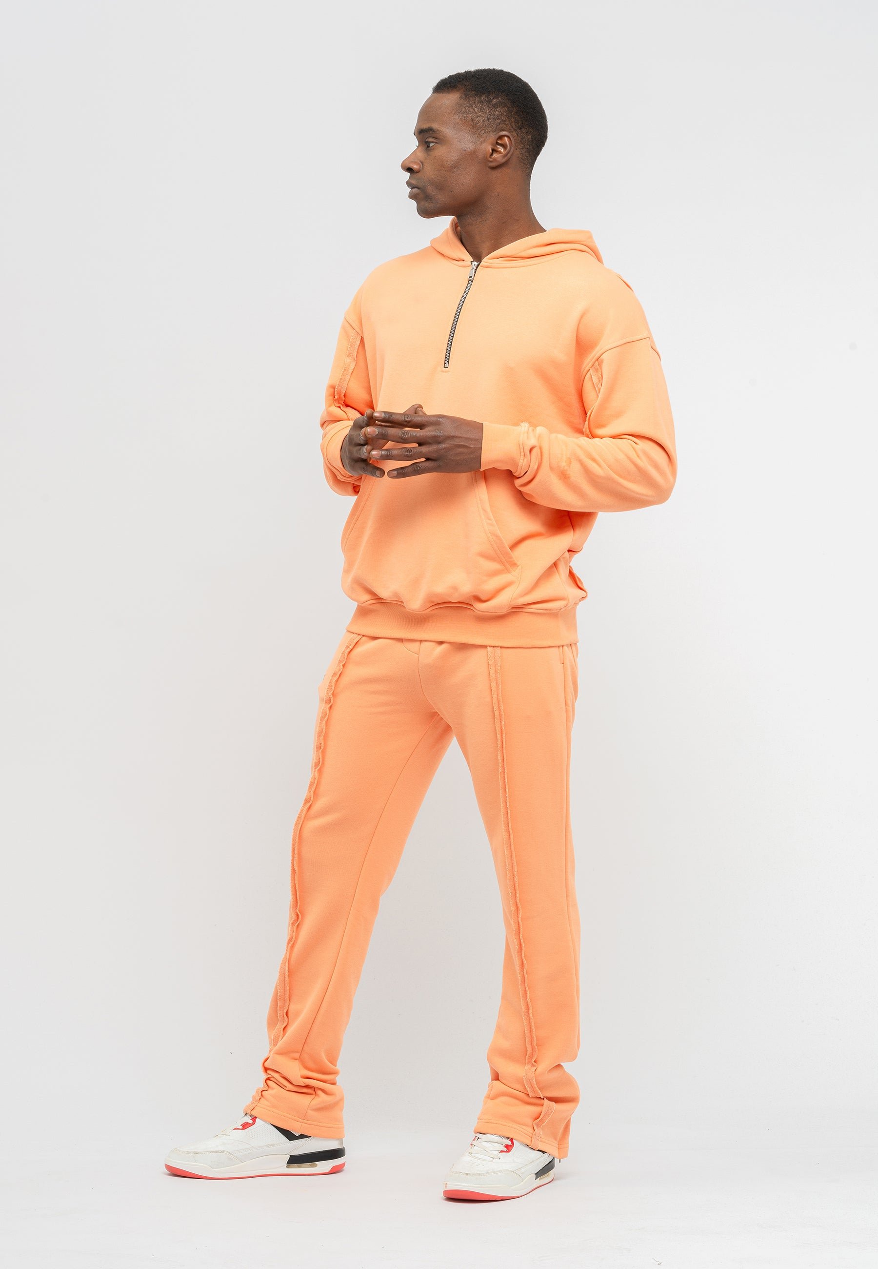 Tom Barron Men's Quarter Zip Casual Tracksuit Oversize