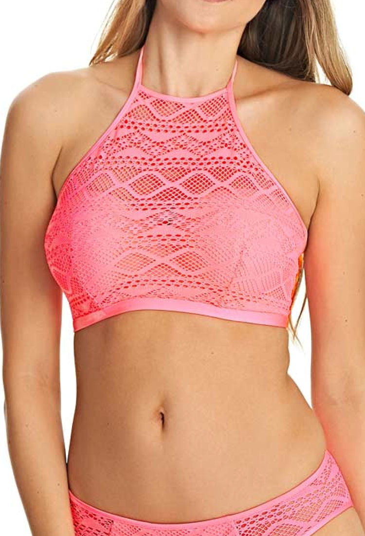 Freya sundance high best sale neck bikini top