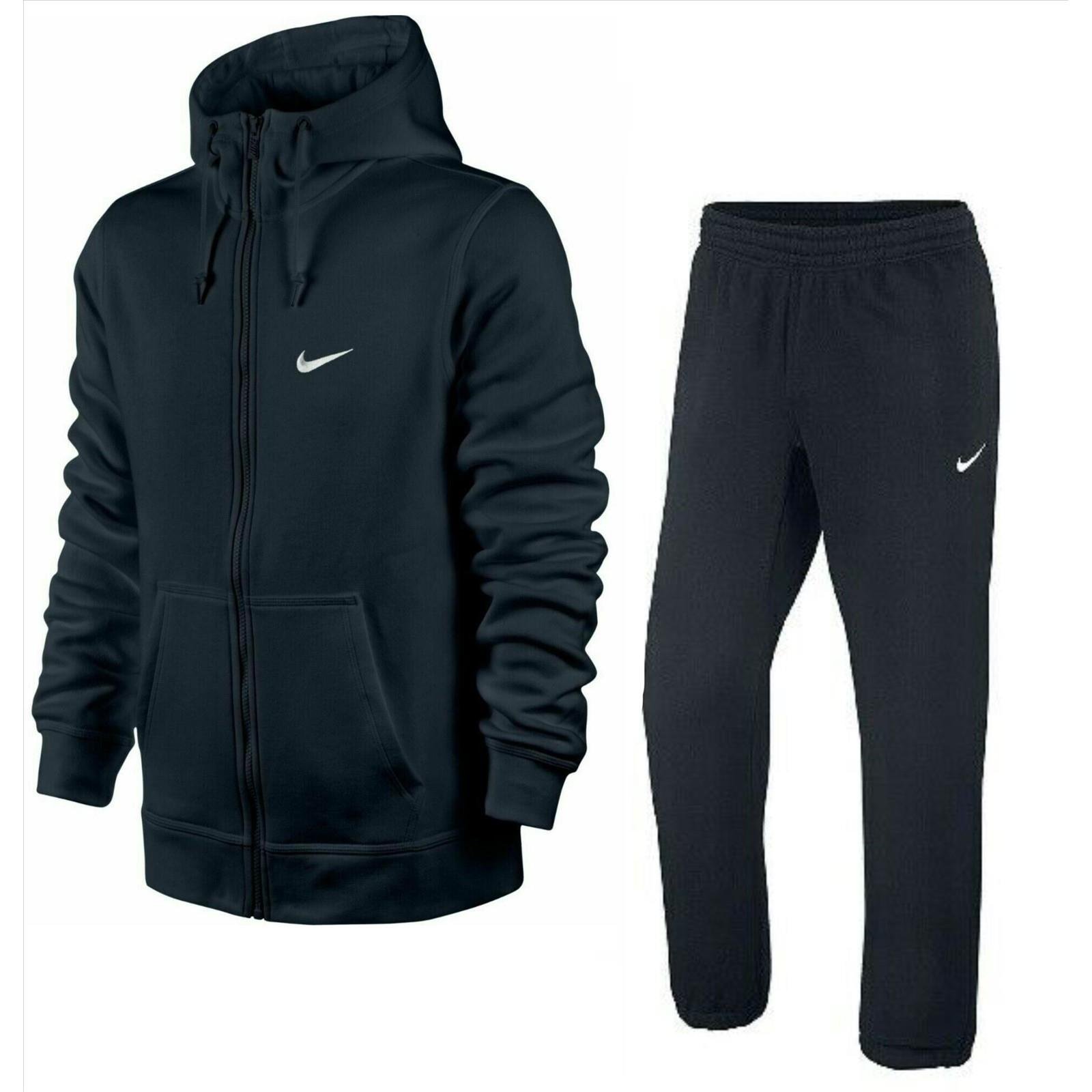 Mens nike tracksuit fleece sales