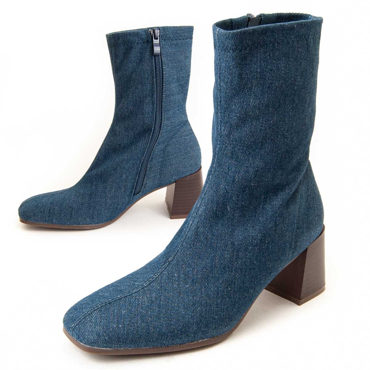 Montevita Absatz-Stiefelette Buonavitta4 in Blau