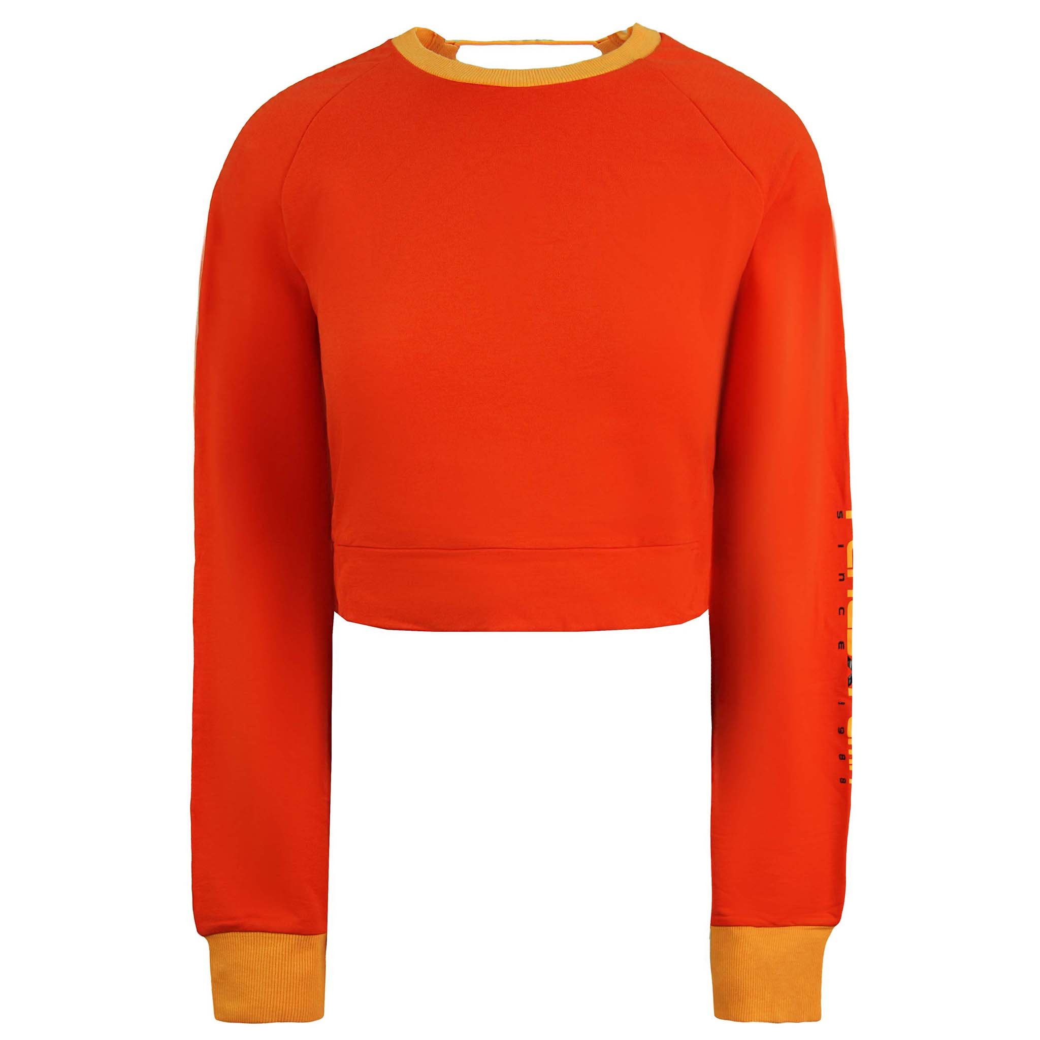 Puma x Rihanna Fenty Sweatshirt Orange Womens Pullover 577290 03