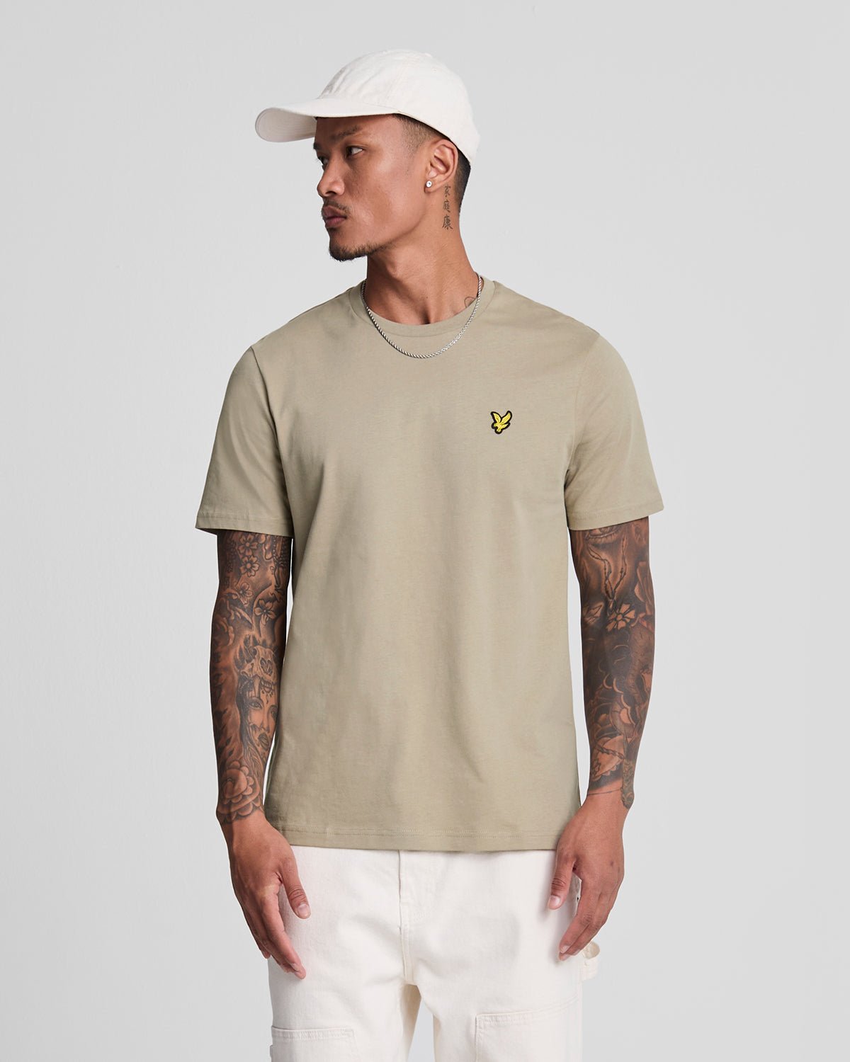 T-shirt Homme Lyle & Scott En Coton Blanc - Taille S - Occasion Très Bon état