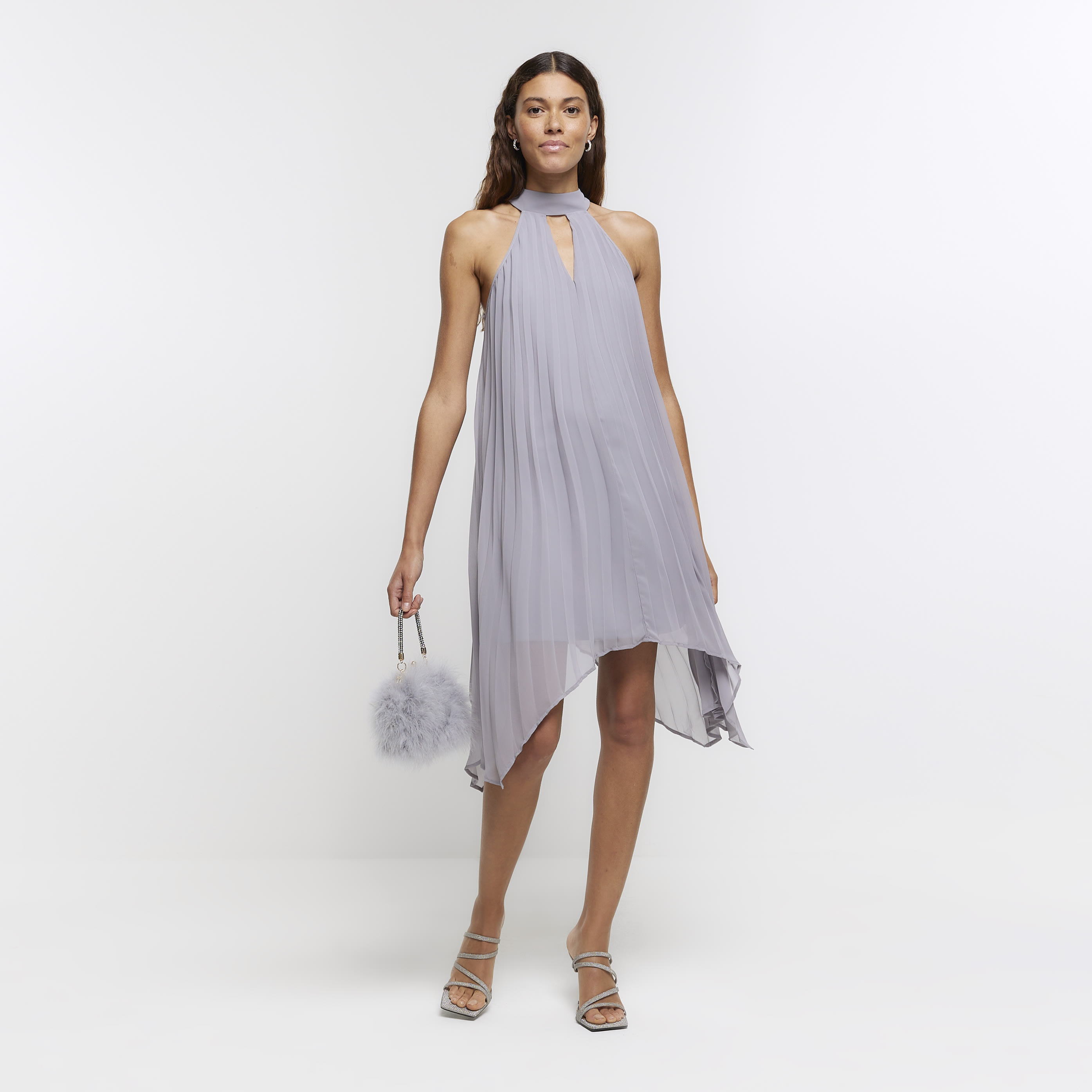 Seaside Grey Shift Dress main image 0