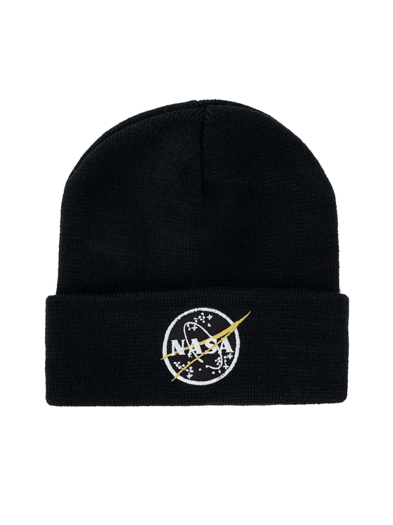 Alpha Industries NASA badge baseball cap in black