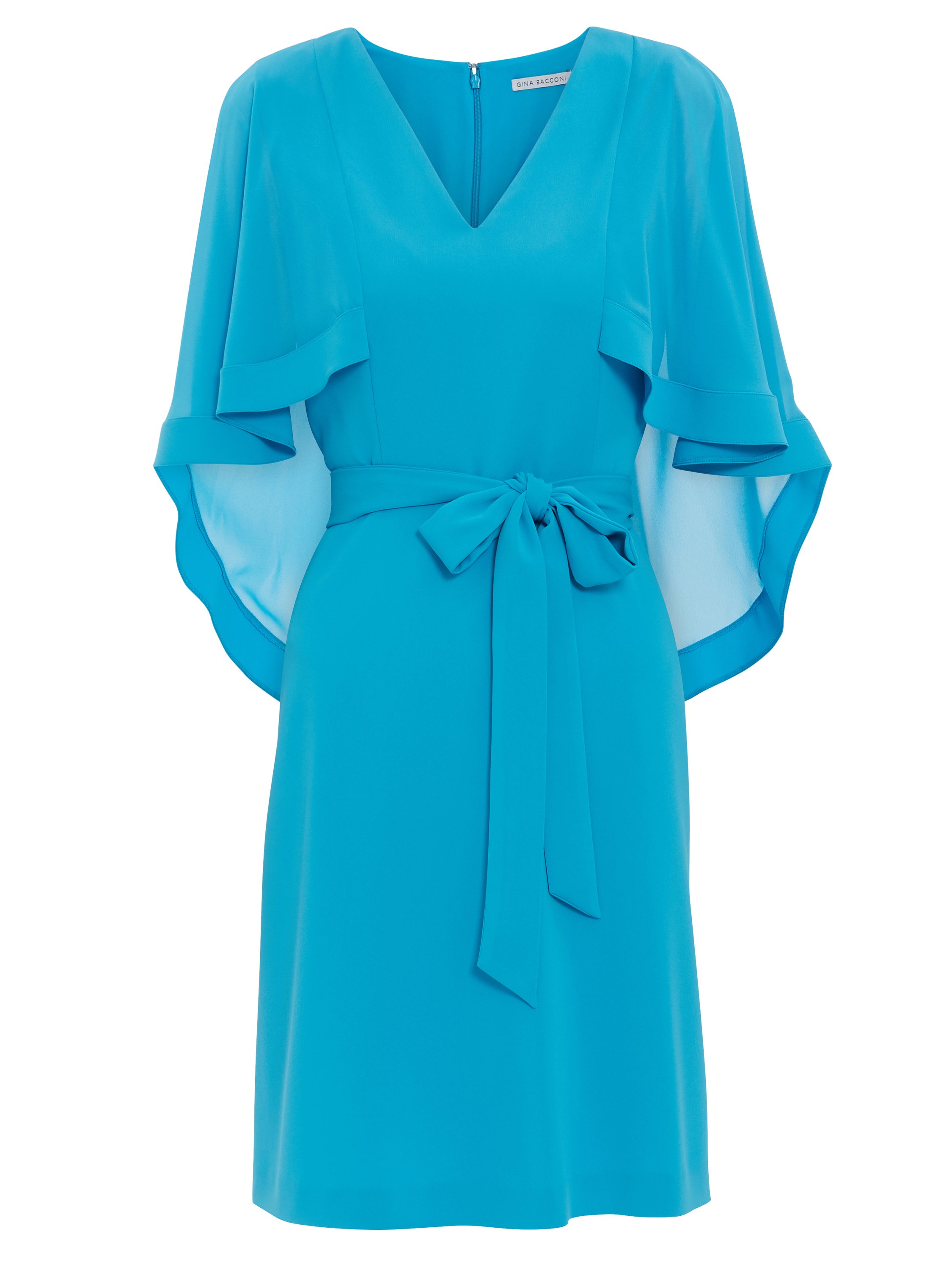 Gina bacconi sales moss crepe dress