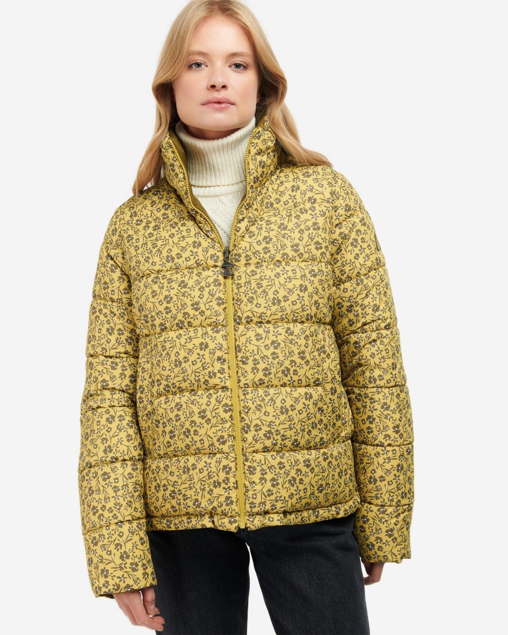 Barbour Women's Seaholly Quilt Jacket Pink Size 4