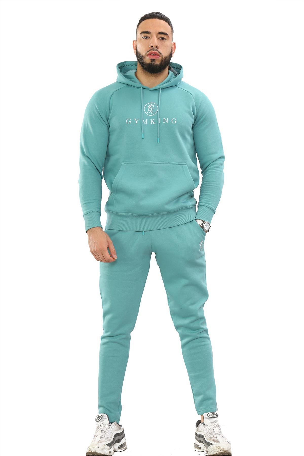Gym King Pro Logo Men s Overhead Slim Fit Tracksuit