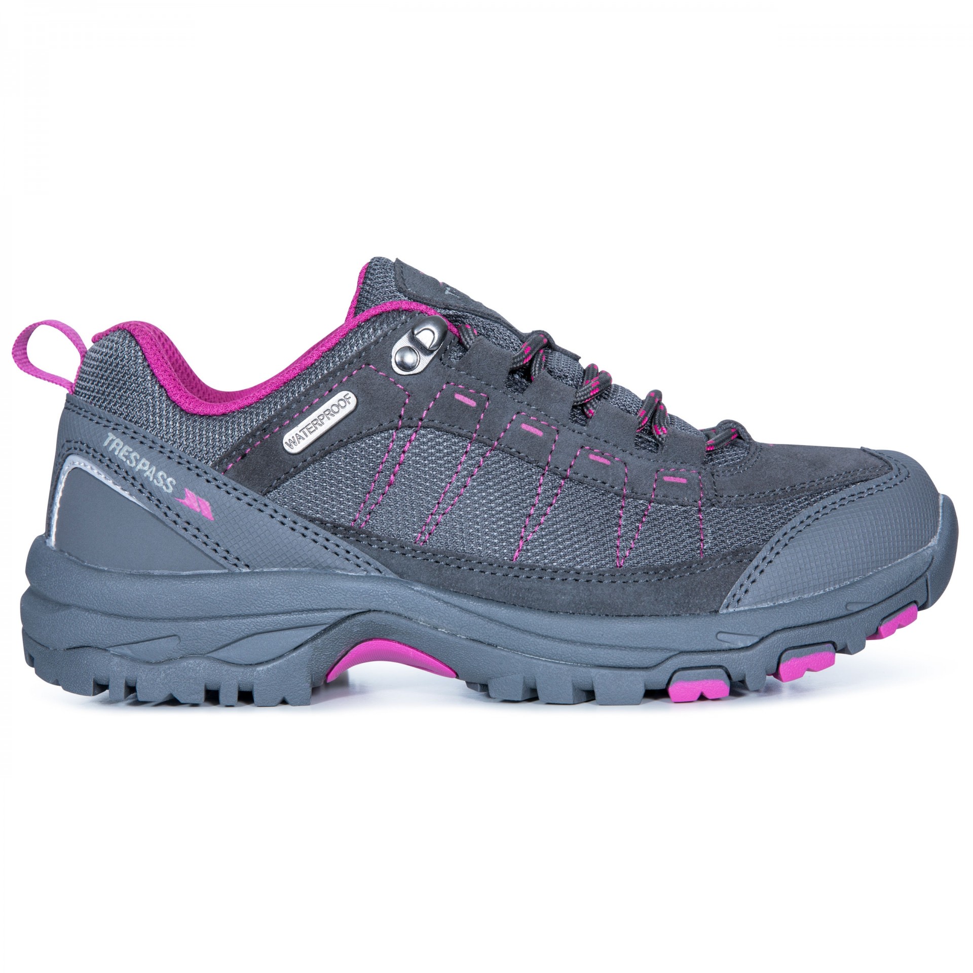Trespass Womens Ladies Scree Lace Up Technical Walking Shoes