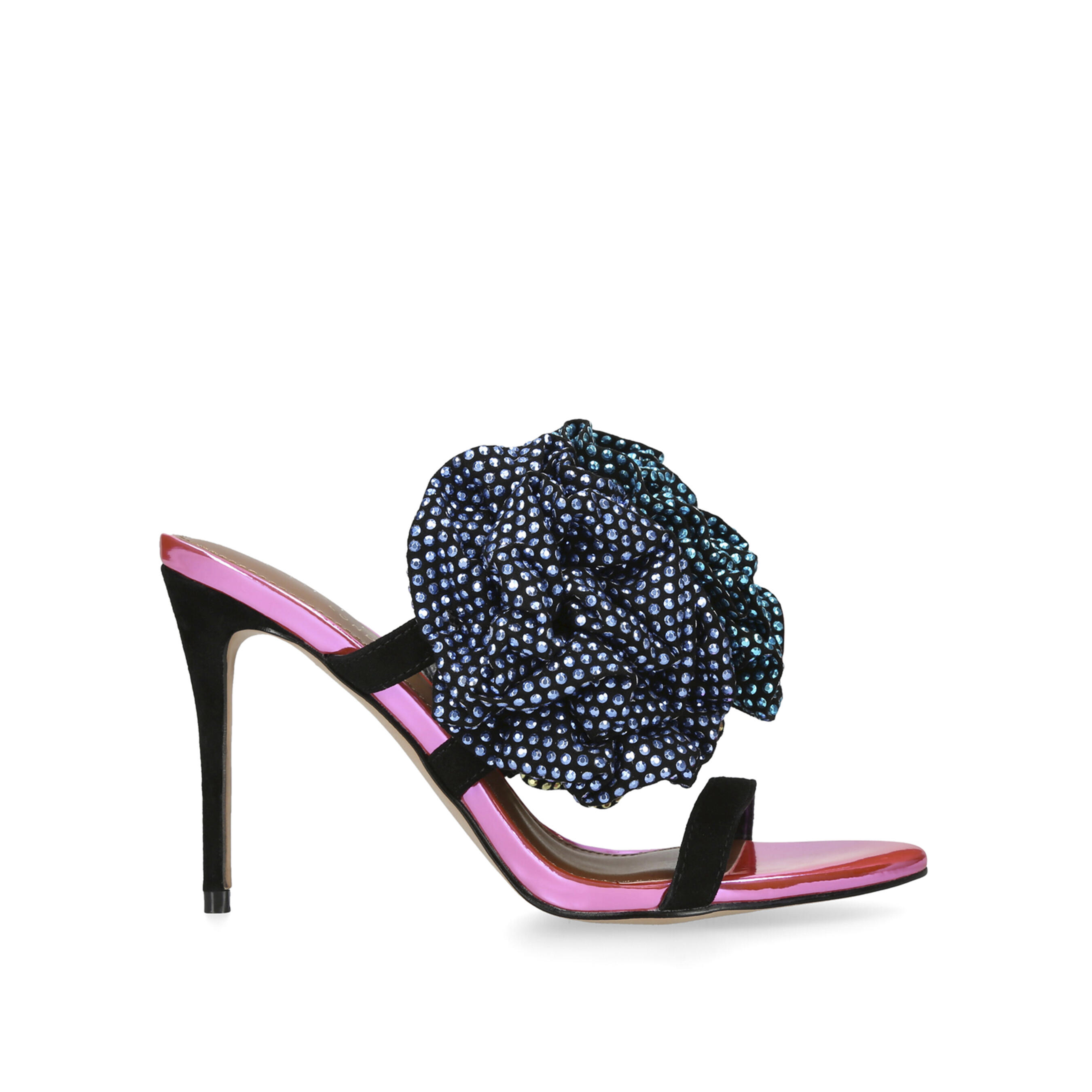 Kurt Geiger London Leather Pierra Mule Bloom Sandals