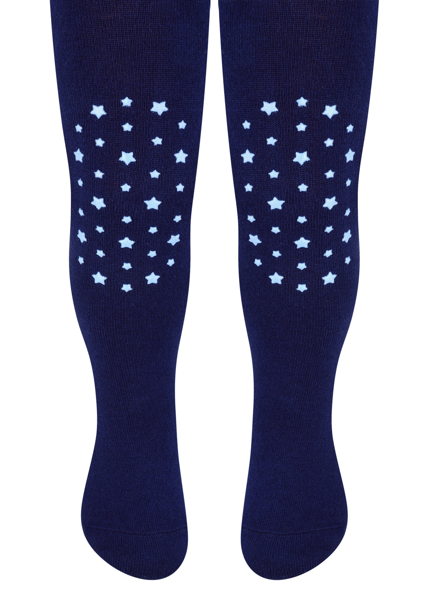 Cutewalk by Babyhug Anti Bacterial Footed Tights Star Design - Navy
