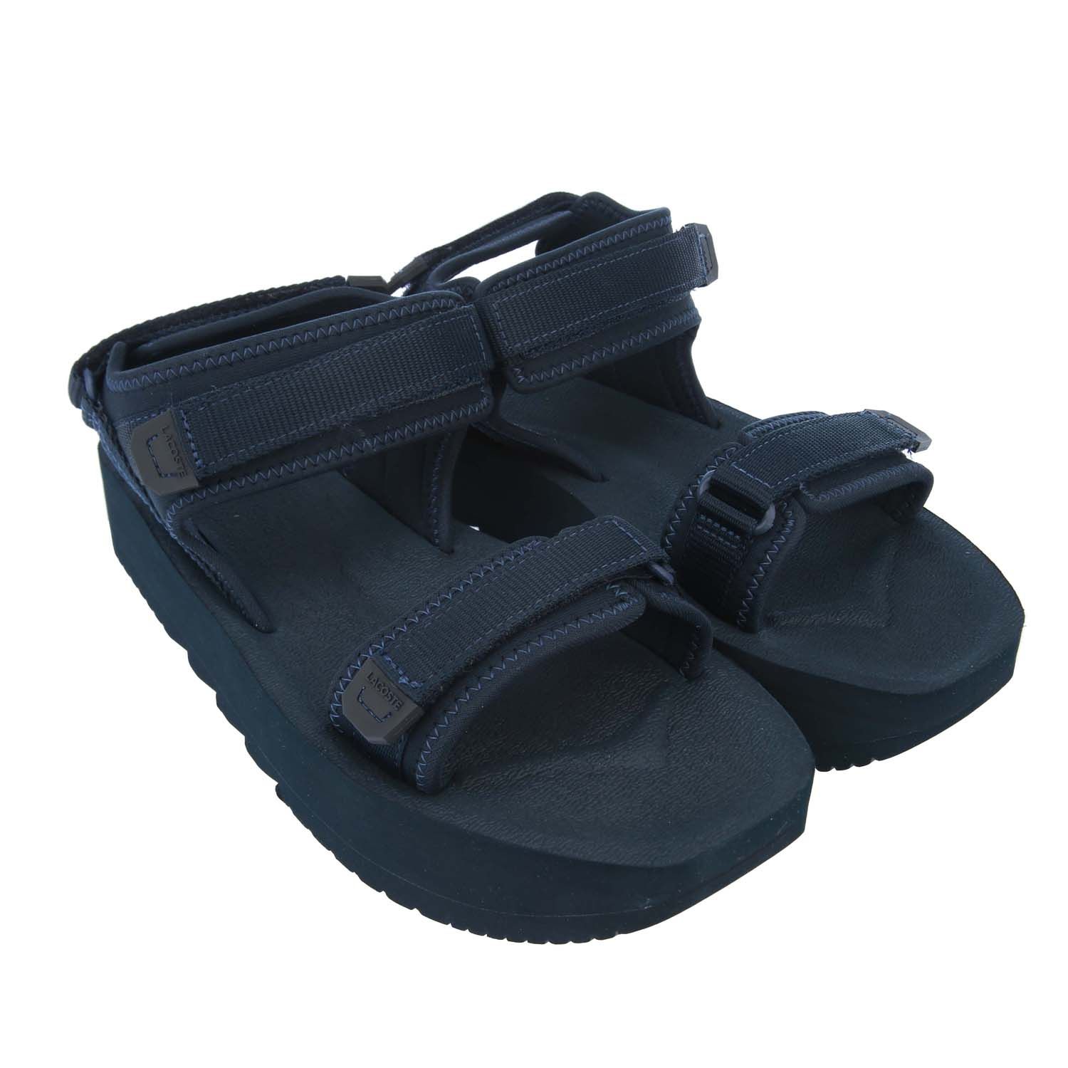 Women s Lacoste Suruga Plus Sandal in Navy
