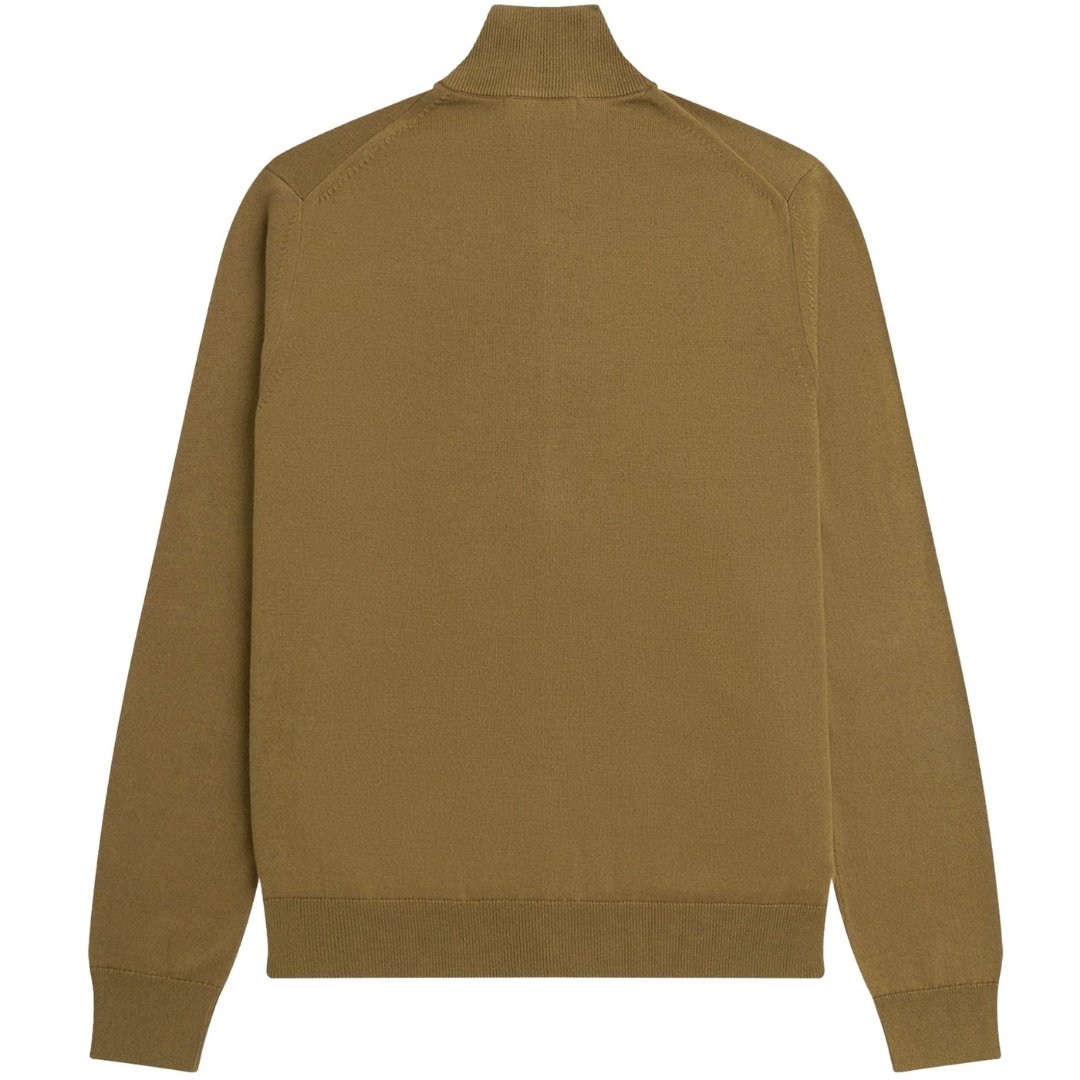 Fred Perry Brown Classic Zip Sweatshirt