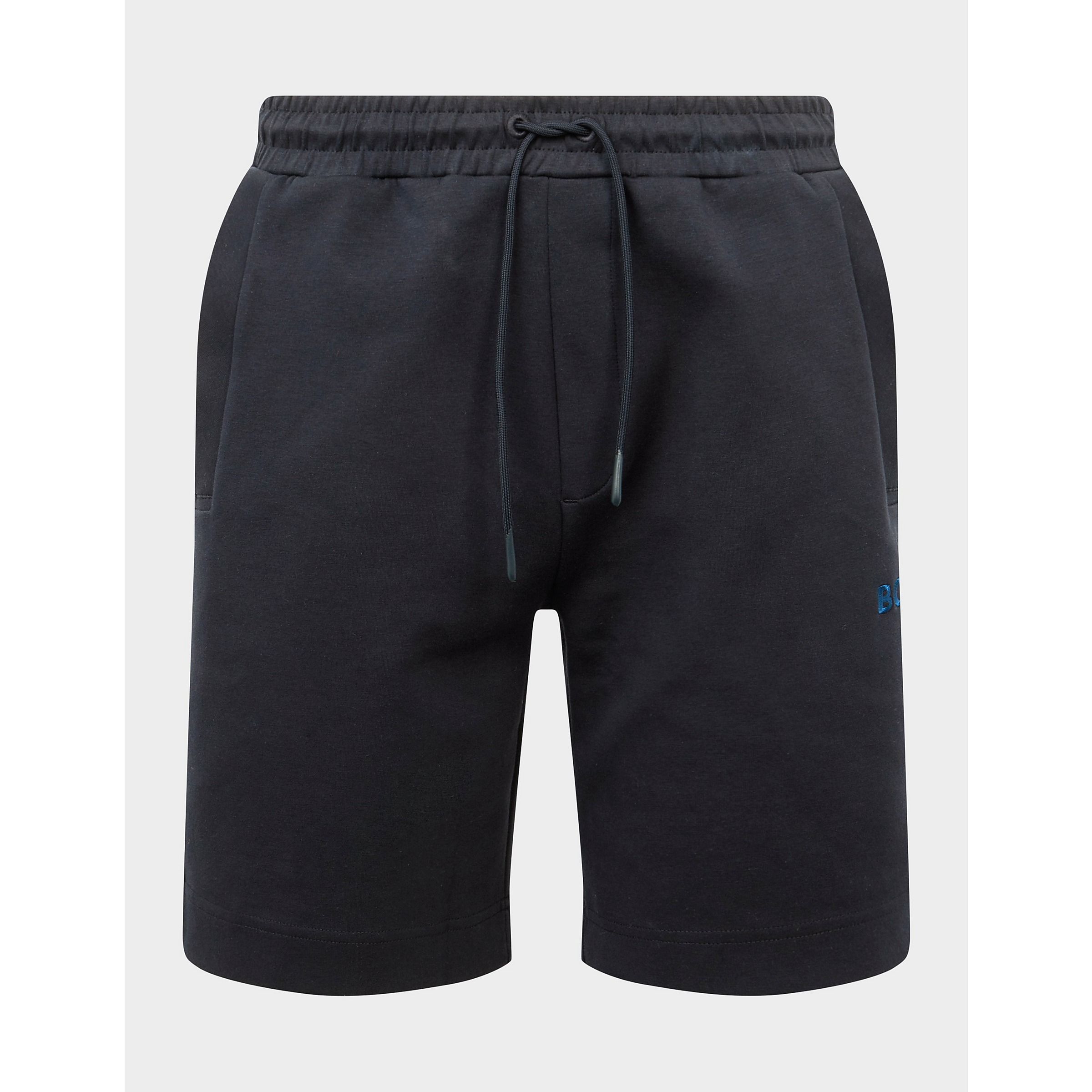 Men's Hugo Boss Headlo Embroided Logo Shorts in Navy