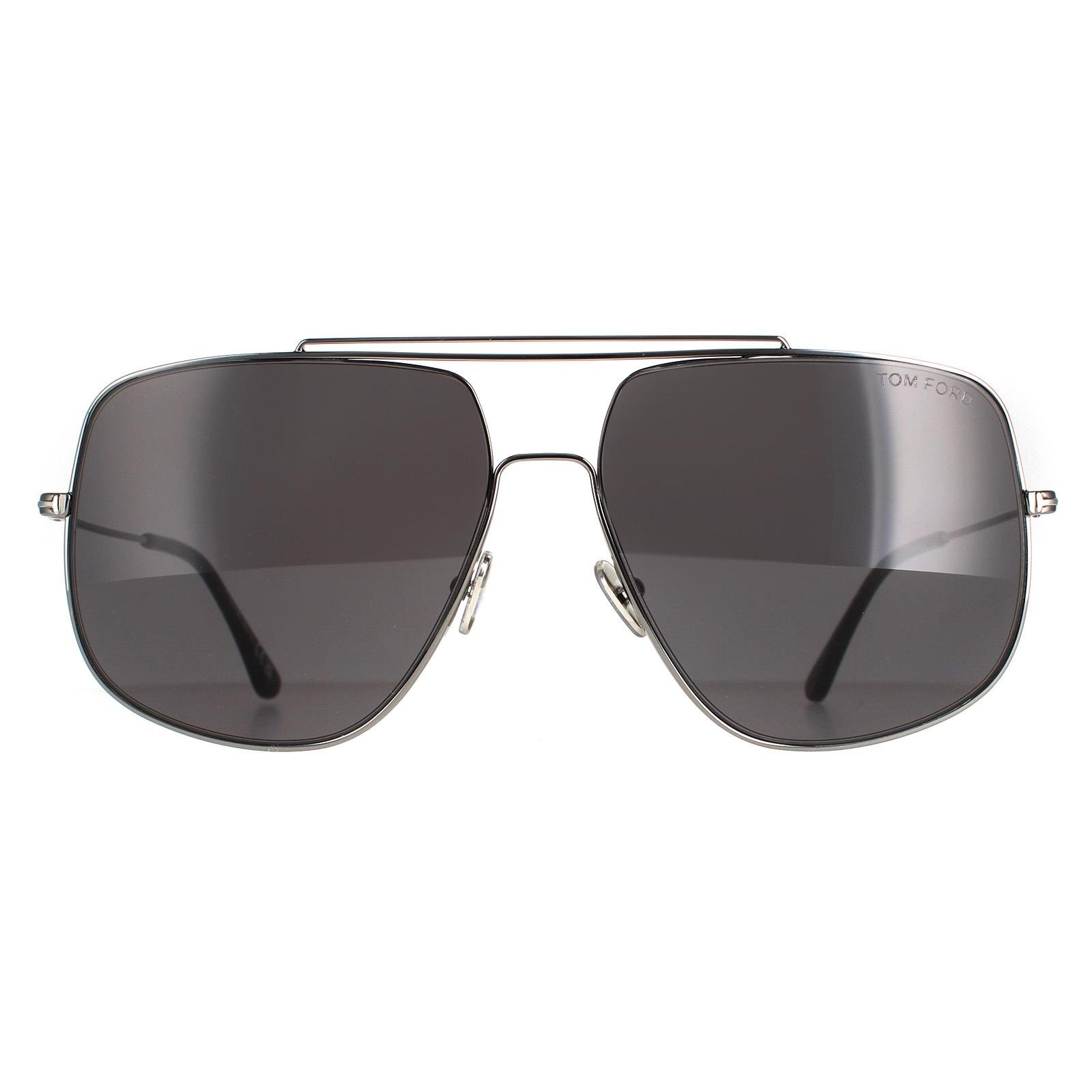 Tom Ford Aviator Mens Ruthenium Grey FT0927 Liam Sunglasses