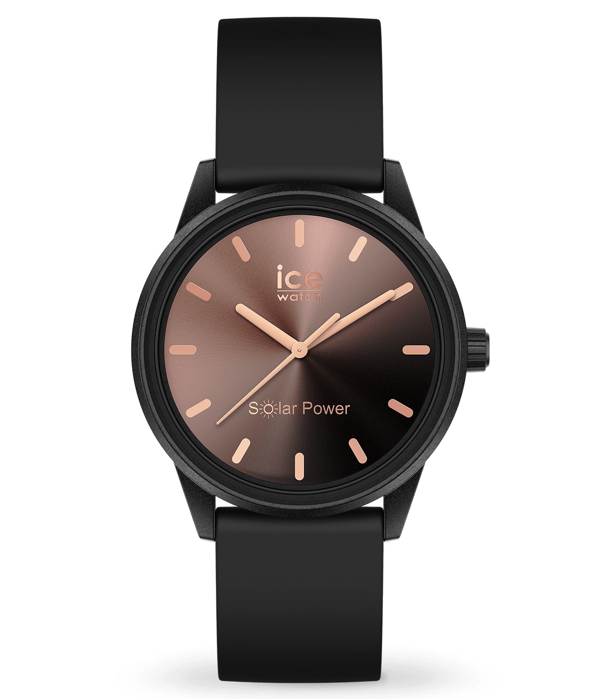 Ice watch rose gold black sales