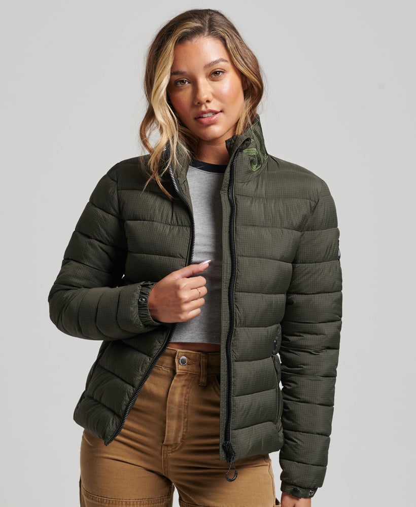 Hollister packable lightweight best sale puffer jacket