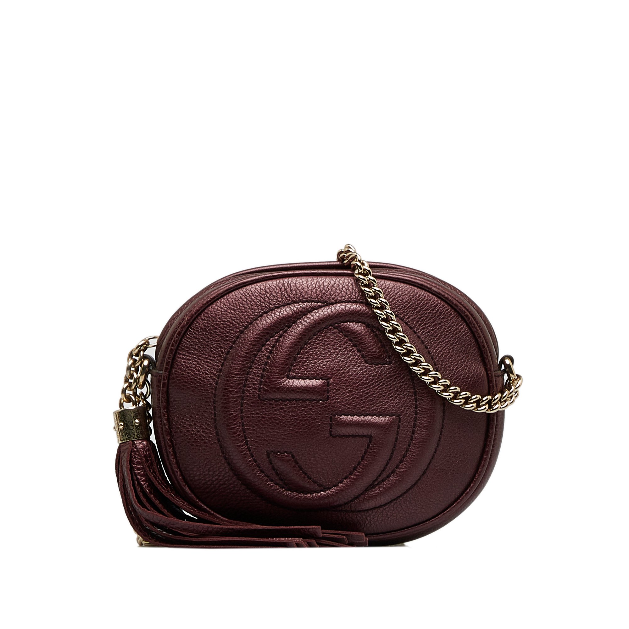 Vintage Gucci Mini Soho Chain Crossbody Purple