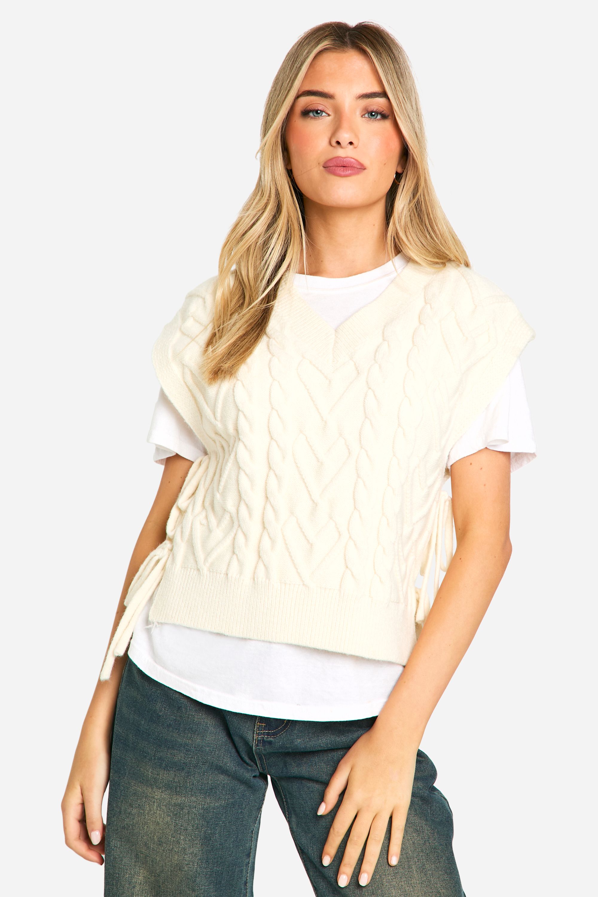 Knit Tie Vest