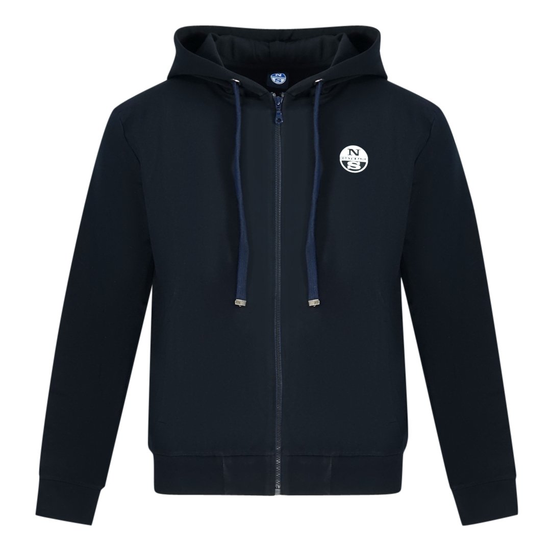 North Sails Black Cotton Women Hoodie