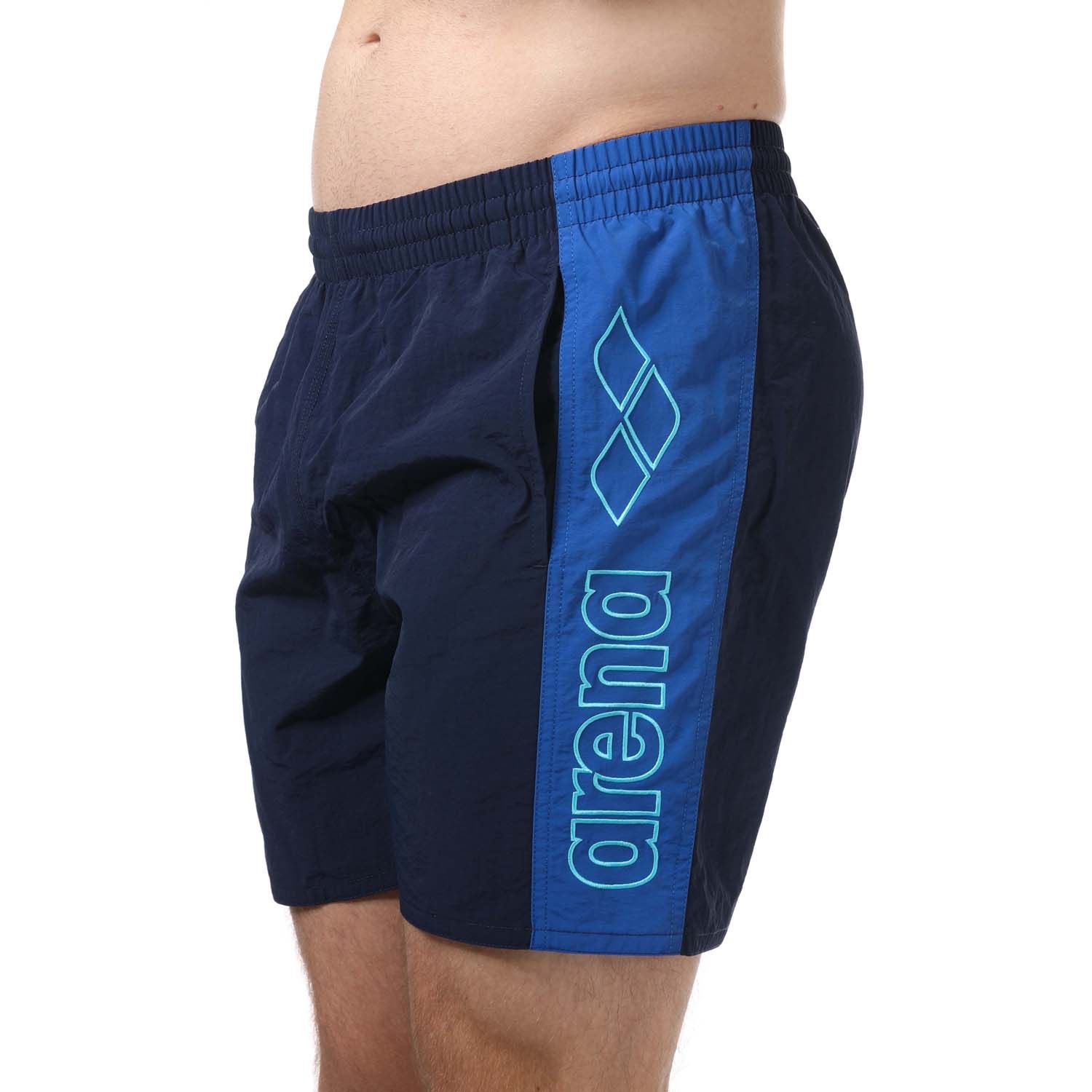 ARENA Herren Badehose Berryn Bicolor – Schnelltrocknend, Mit Seitentaschen & Kordelzug, Seitenlänge 41,5 Cm