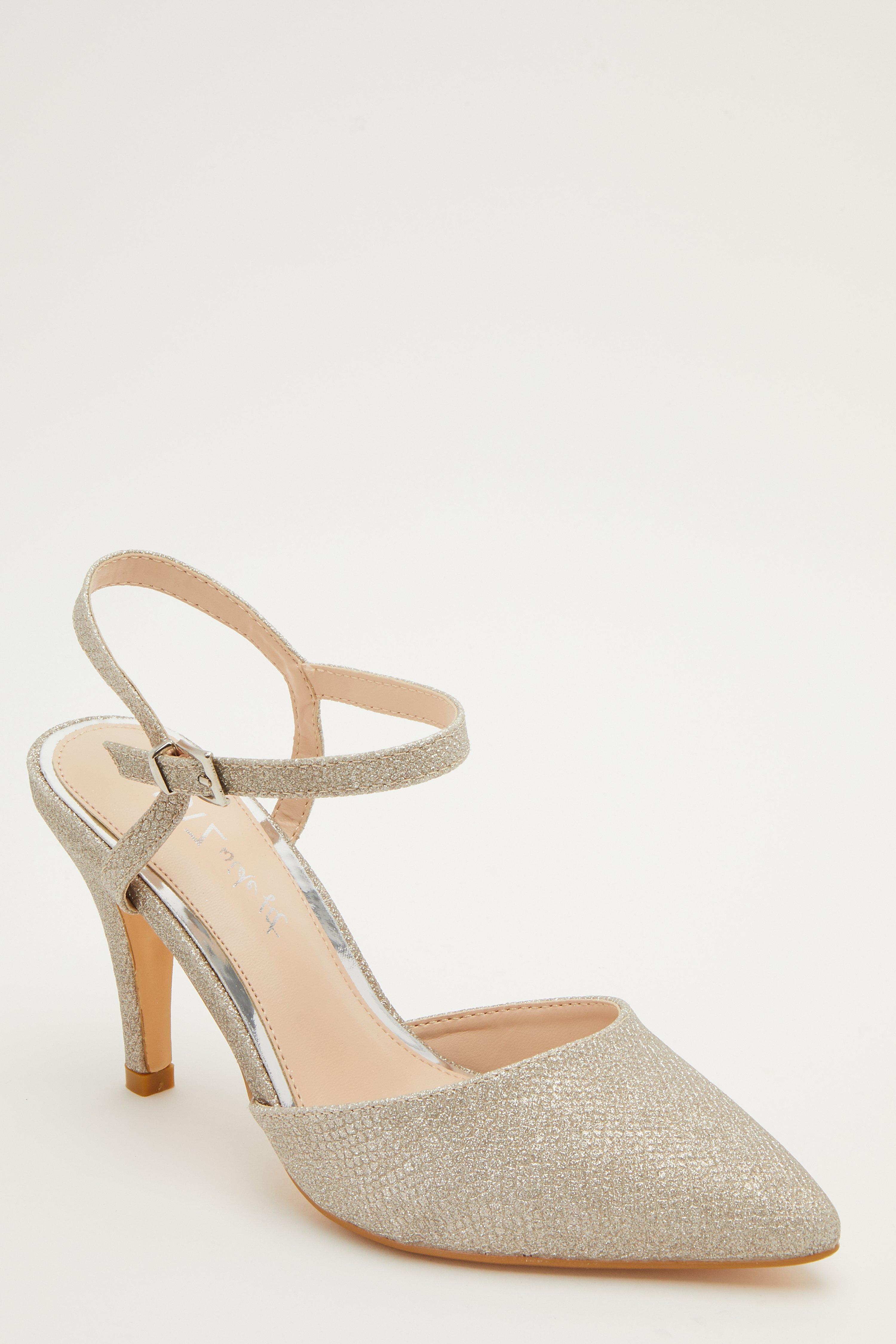 Wide fit online gold shoes