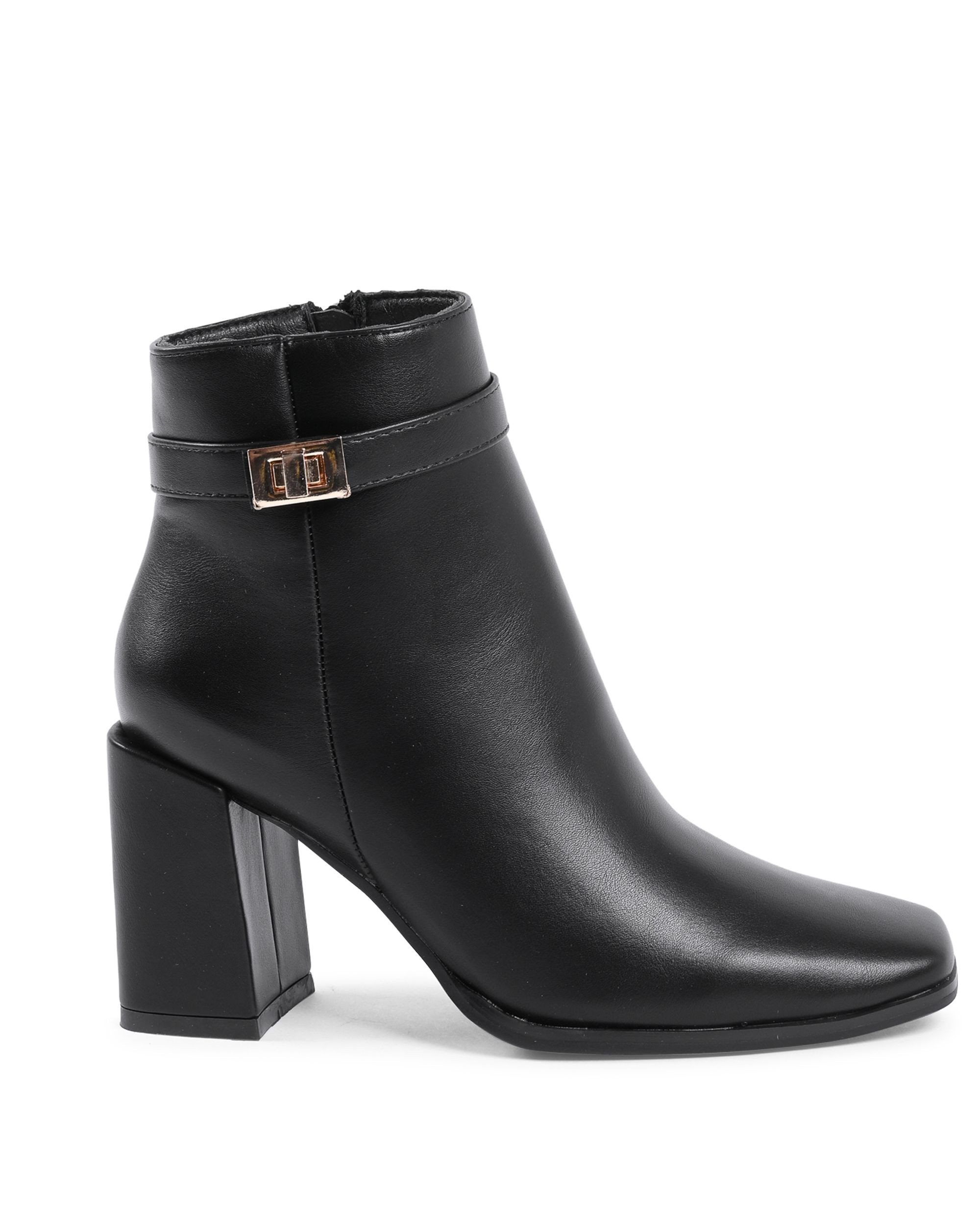 19V69 Italia Womens Ankle Boot Black