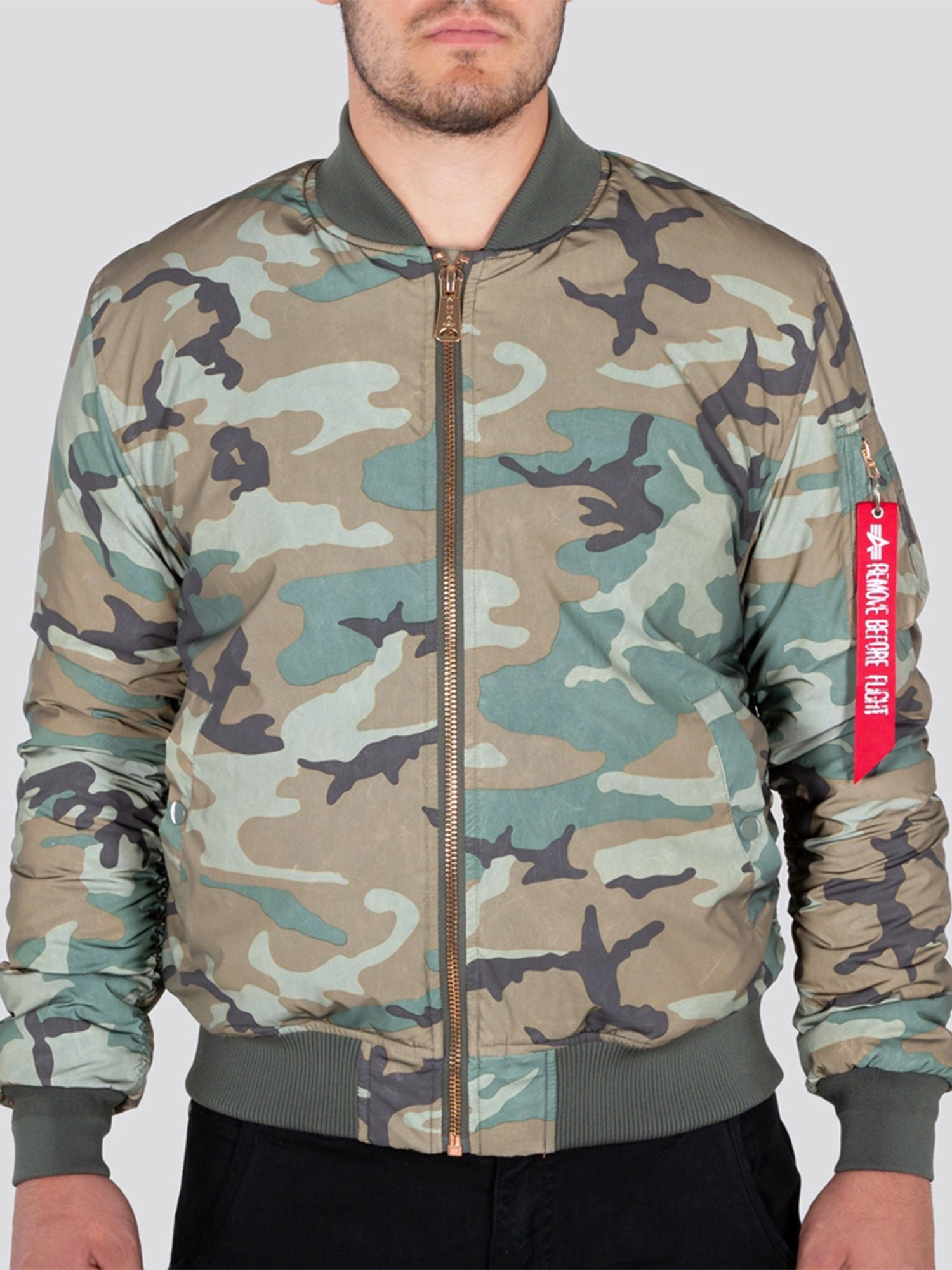 Alpha Industries MA-1 VF 59 Reflective Camo Bomber Jacket Camo