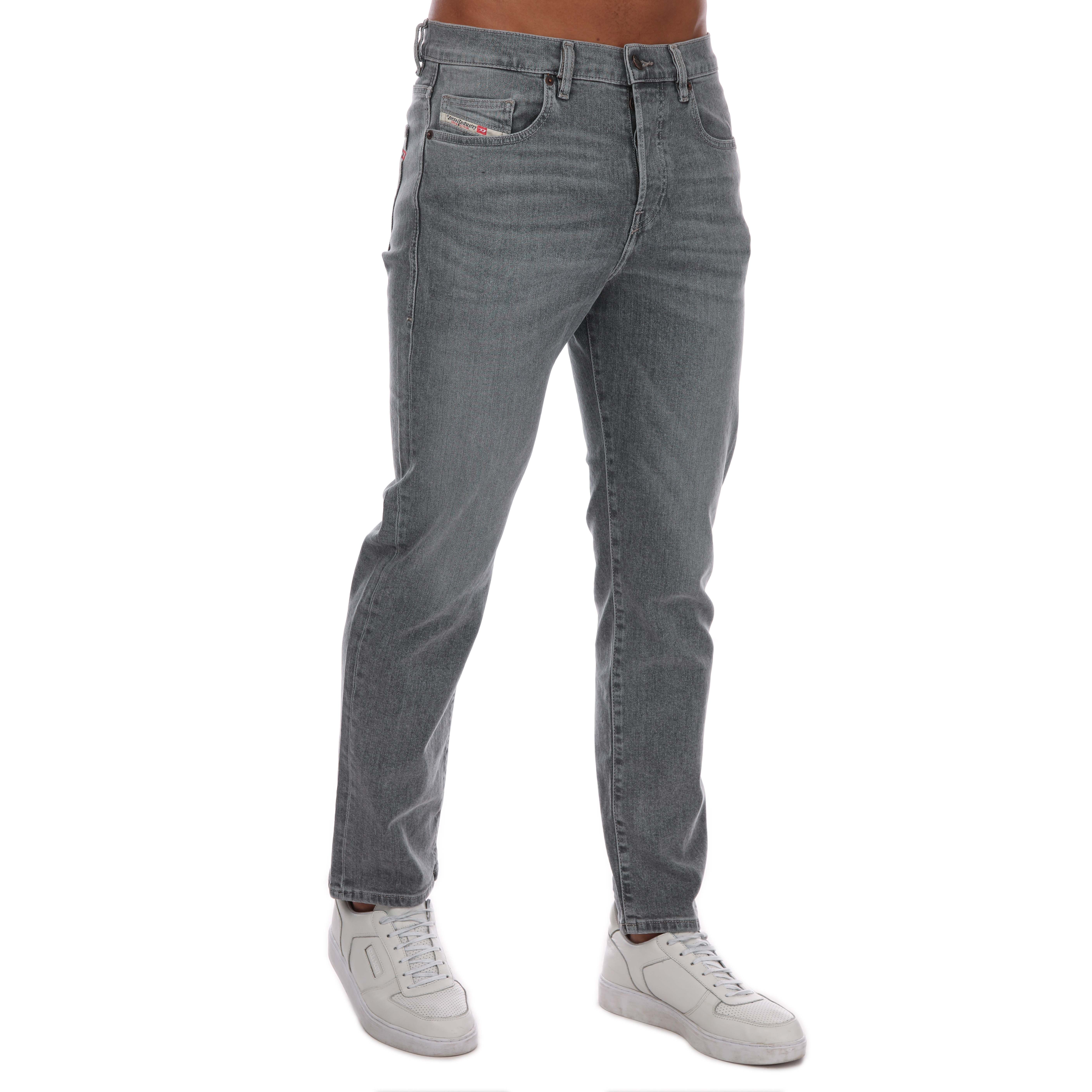 Jean diesel gris best sale homme