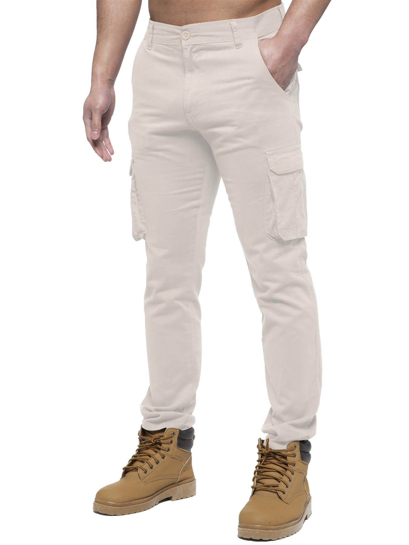 JACK AND JONES Heren Tace Tucker Cargo Broek Asfalt