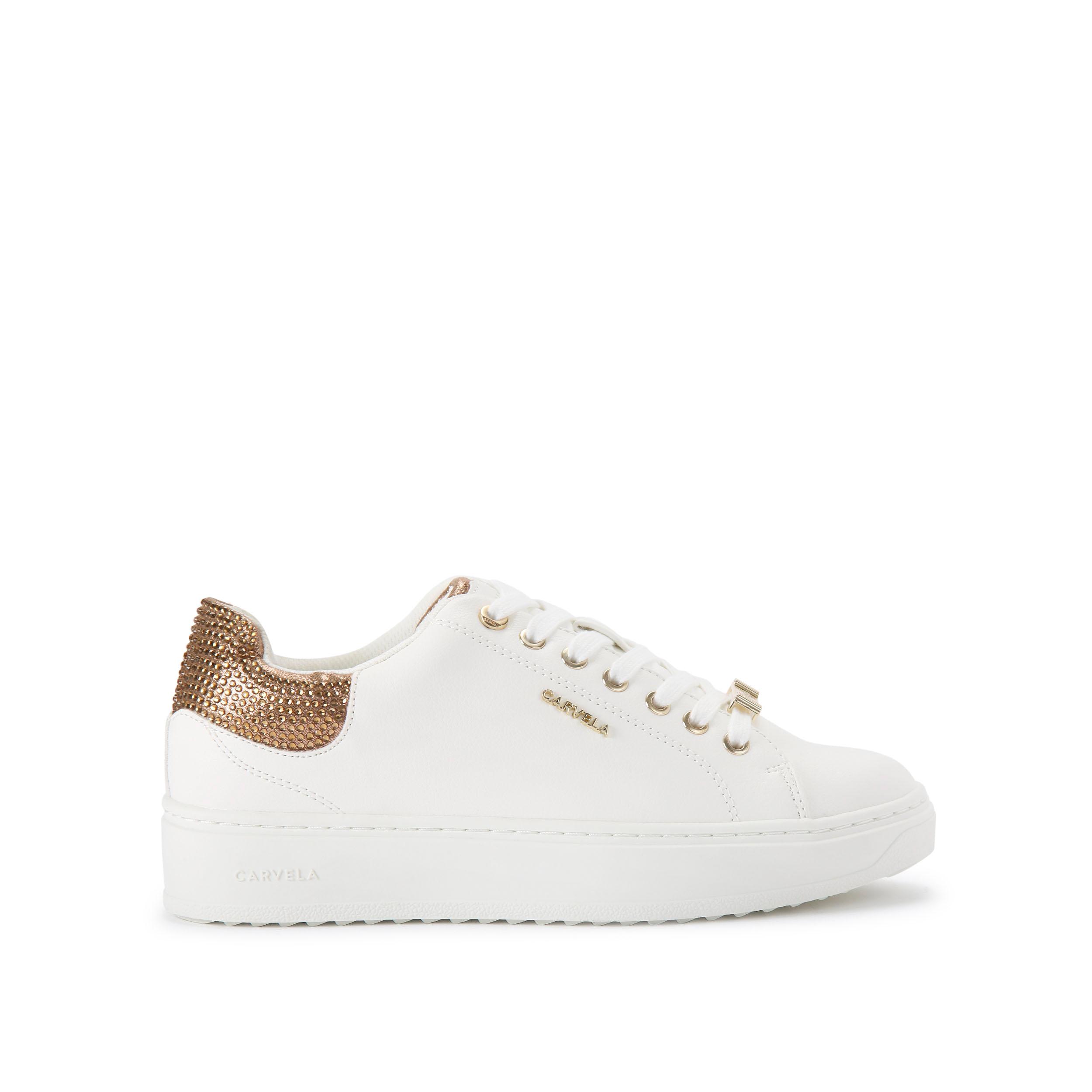 carvela white sneakers