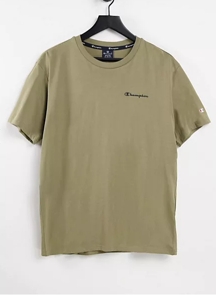 Champion khaki hot sale t shirt