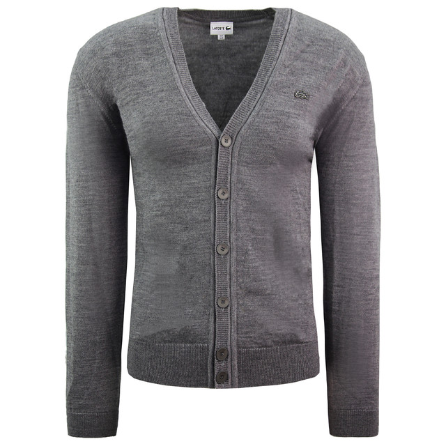 Mens grey lacoste jumper 2025