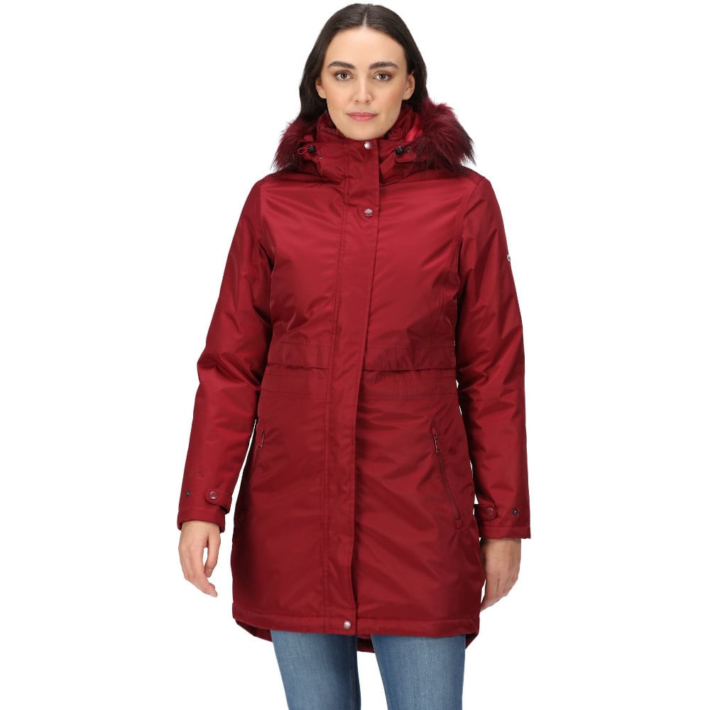 North face arctic parka red sales