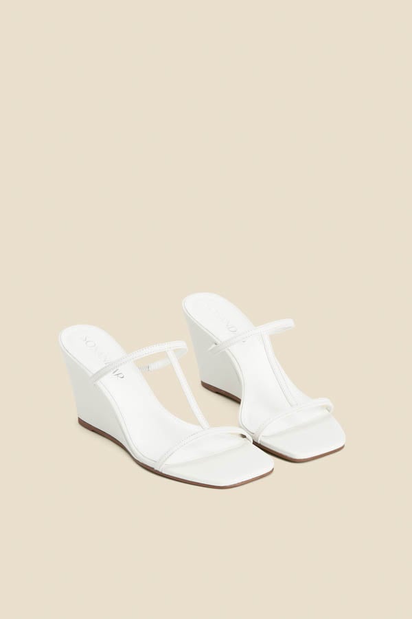 SL SQUARE TOE MULES WINE CALFSKIN