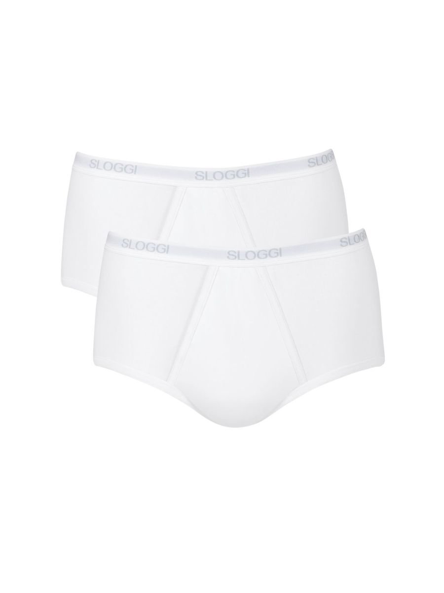Sloggi Uomo 2 Pezzi Maxi Briefs In Cotone Elasticizzato – Comodi E Classici