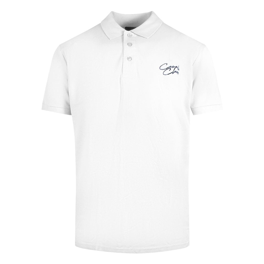 Cavalli Class Grigio Cotton Men Polo Shirt main image 1