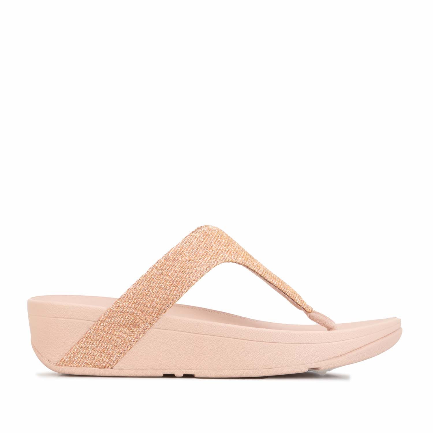 靴 fitflop LOTTIE CORSAGE TOE-THONGS FitFlop Lottie Glitzy Shimmer Fabric Toe-Thong Sandal