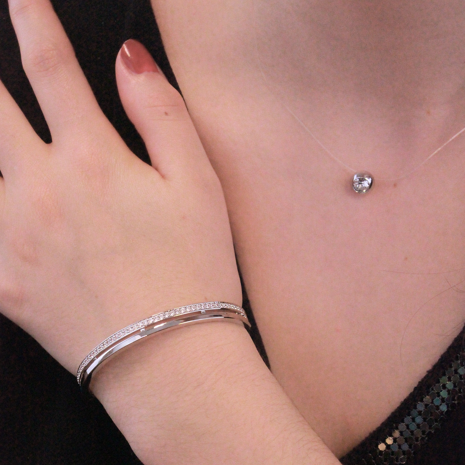 Criss Armbanden - Zilver en Kristal
