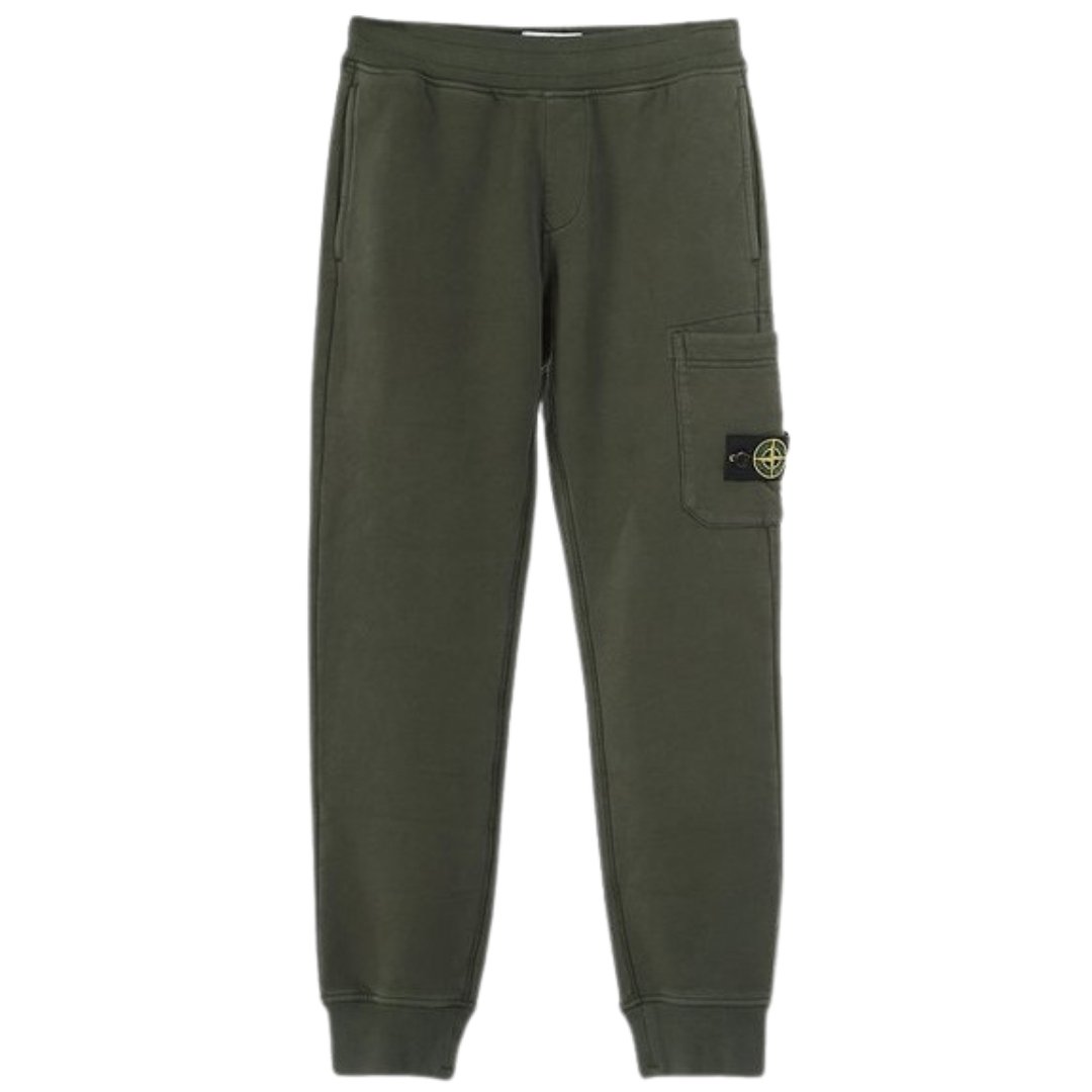 Stone Island Pocket Patch groene joggingbroek