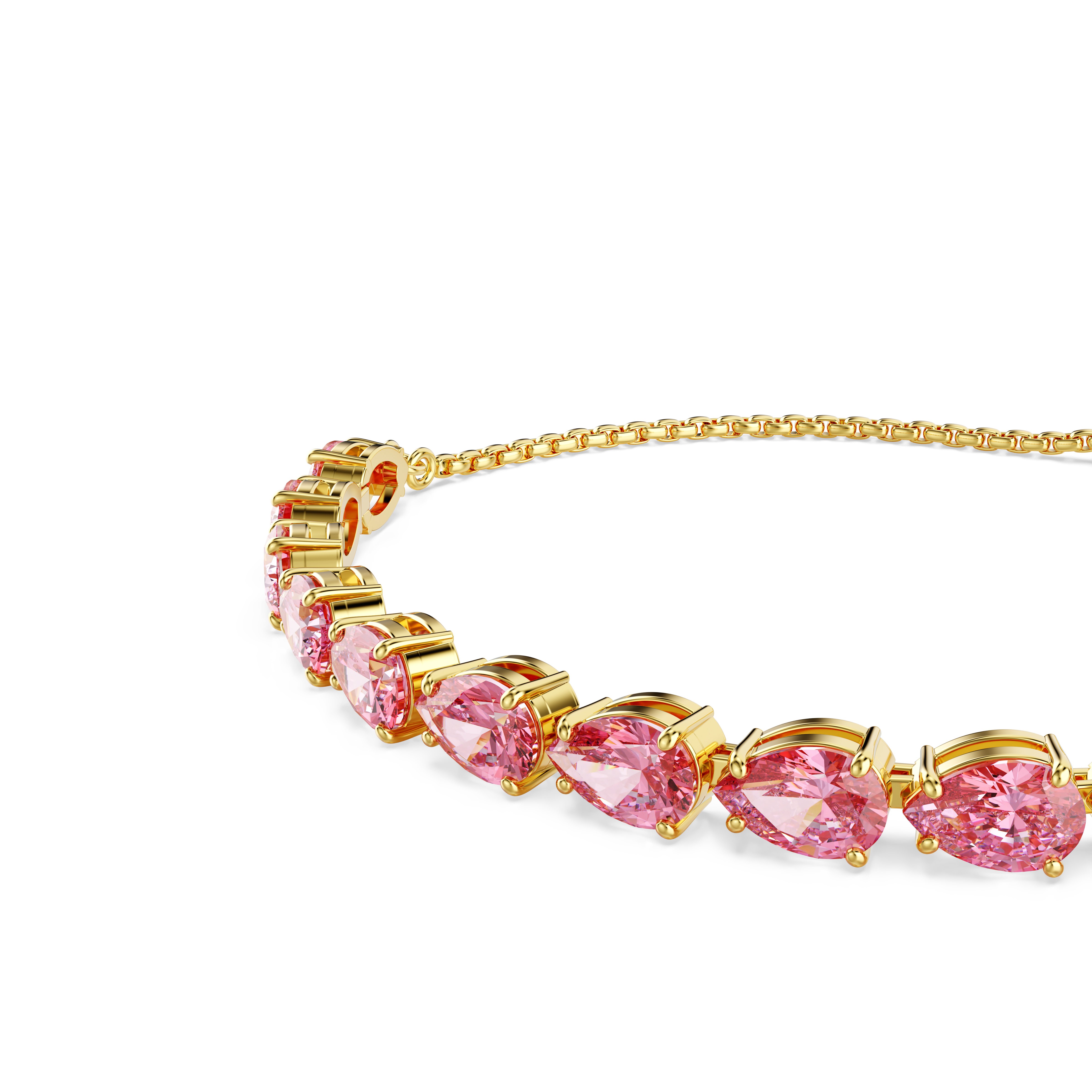 Swarovski 'Matrix Pear' Dames Gouden Geplateerde Metalen Armband - Goud 5707187