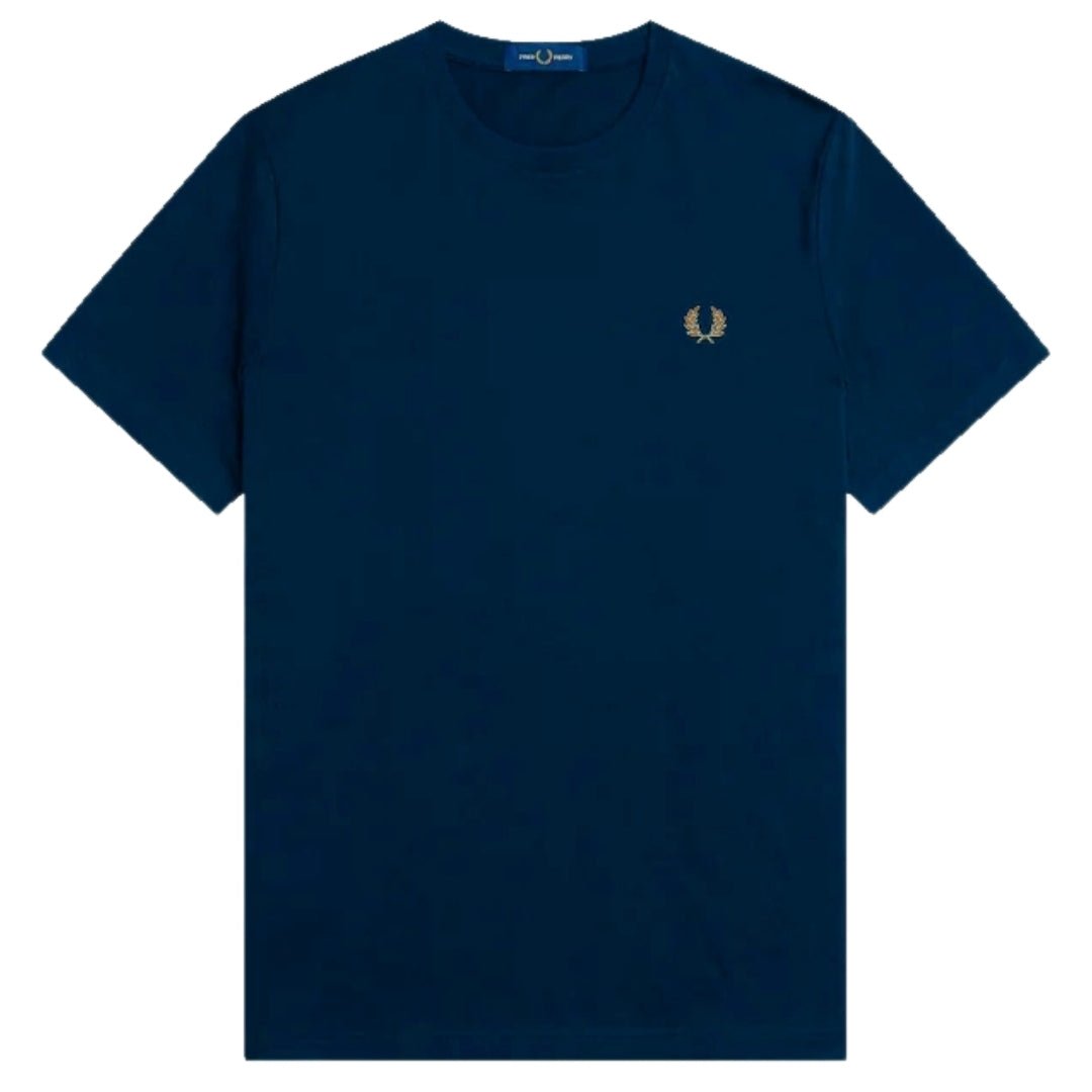 Fred Perry Laurel Wreath Design Middernachtblauw T-shirt