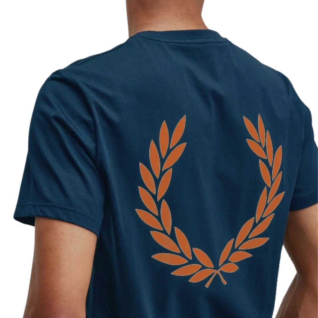 Fred Perry Laurel Wreath Design Middernachtblauw T-shirt