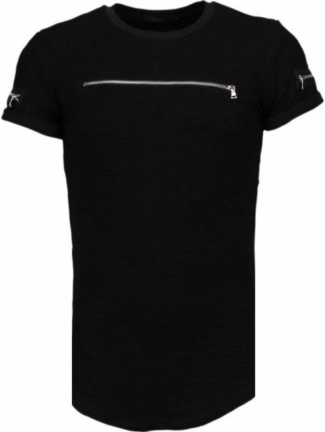 Justing Zipped chest t-shirt