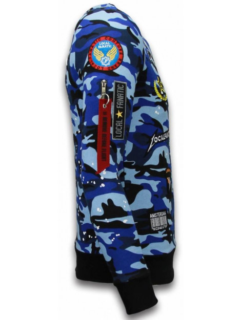 Local Fanatic Camo embroidery sweater patches
