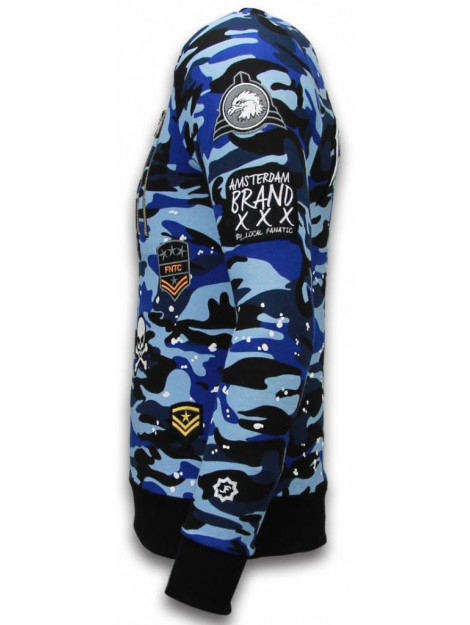 Local Fanatic Camo embroidery sweater patches