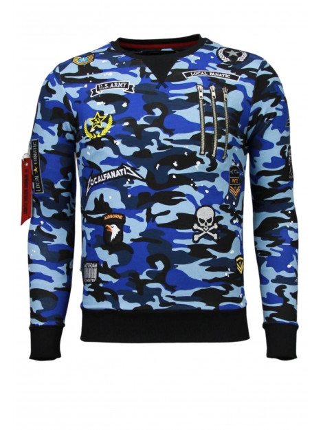 Local Fanatic Camo embroidery sweater patches