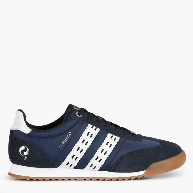 Q1905 Sneaker tornado donkerblauw/wit