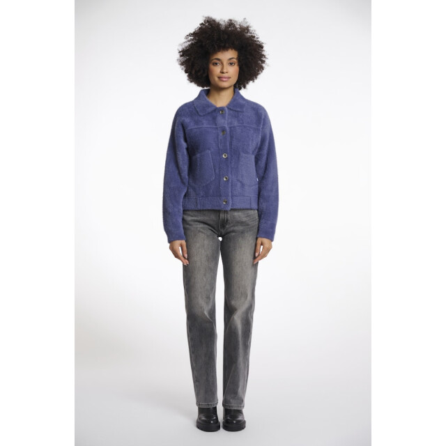 Rino & Pelle boxy jacket bubbly.5002511 10922 blue shadow