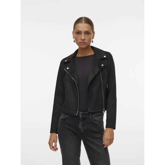Vero Moda Vmjose ss24 short faux suede jacket -